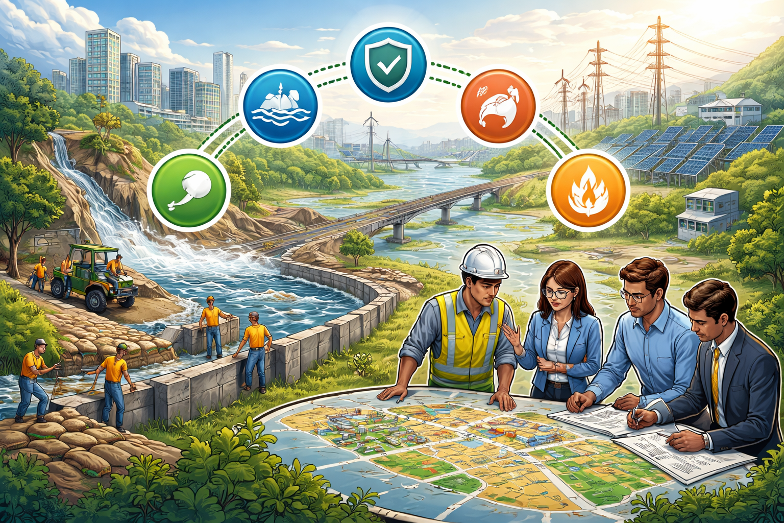 Risk and resilience planning in infrastructure