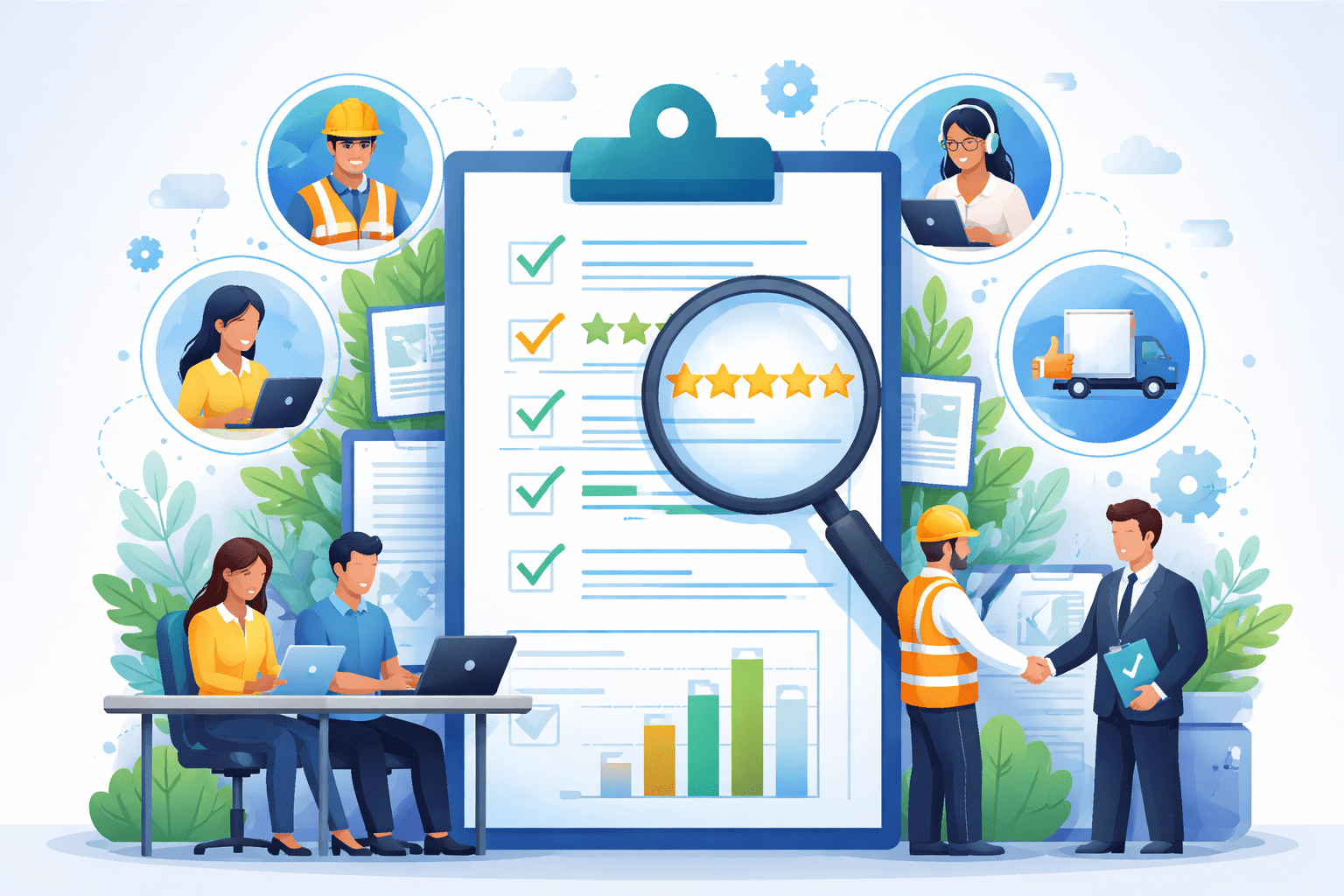 Vendor and contractor evaluation guide for asset management