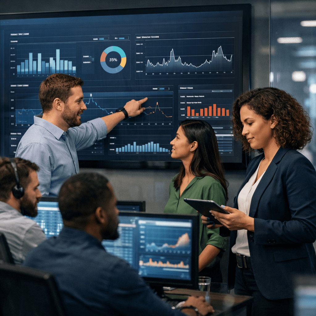 Downtime and reliability tracking dashboard showing system availability metrics