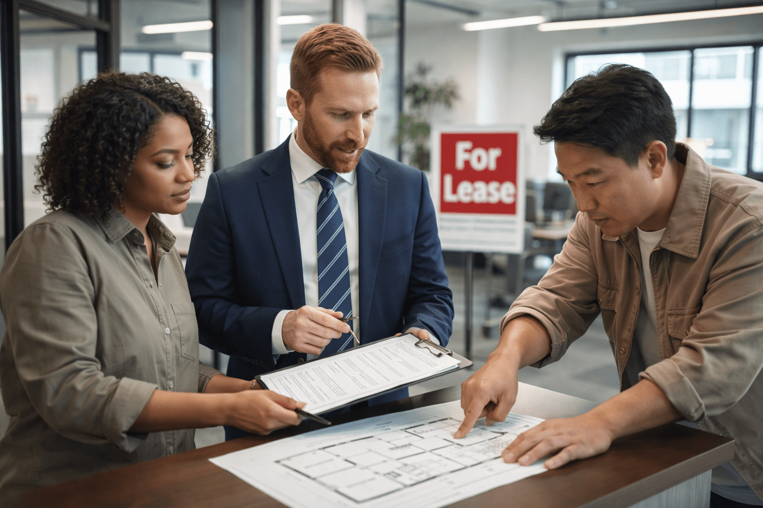 Managing leased spaces for small businesses with efficient workspace planning