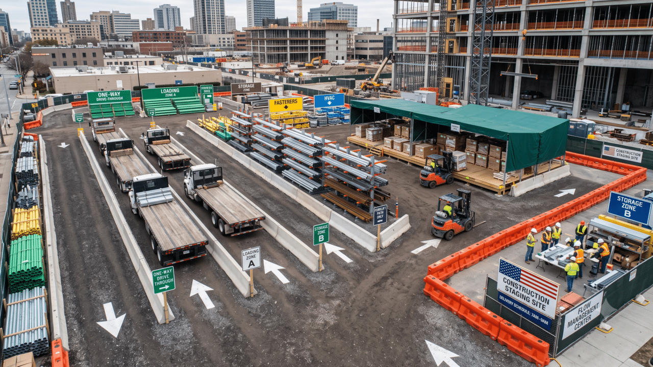 12 Simple Ways to Set Up a Construction Staging Site for Maximum Speed and Less Waste